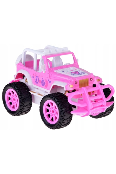 Jokomisiada Mașină pentru păpuși, vehicul off-road roz cu telecomandă pentru ...