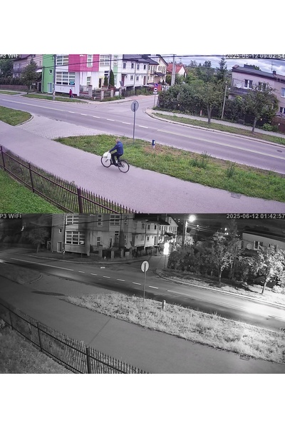 NO BRAND CAMERĂ IP EXTERIOARĂ ROTATIVĂ cu WiFi, 3 MP, zoom 4x, aplicație, det...