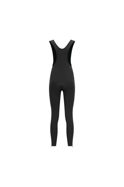 Rogelli Pantaloni de ciclism cu bretele pentru femei, termici, negri, XS