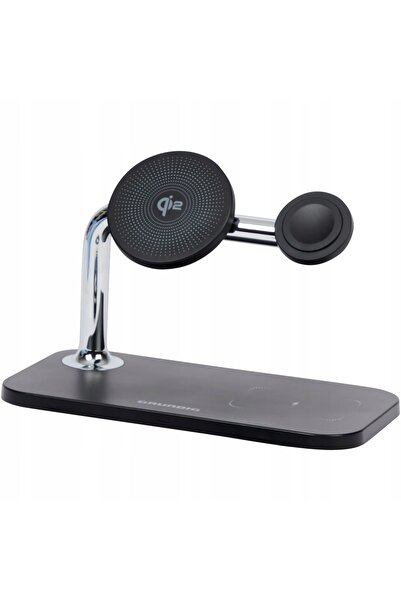 NO BRAND Încărcător wireless 3 în 1 Grundig 15 W Inducție Qi2
