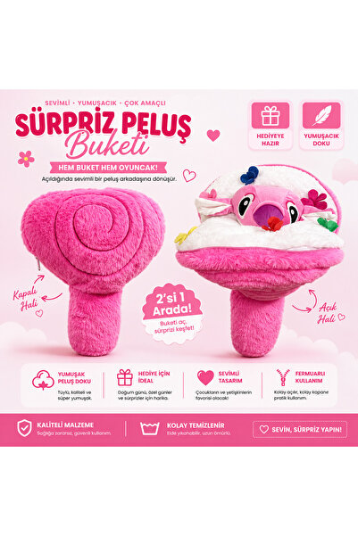 İyem Sürpriz Peluş Buketi - 40Cm