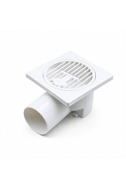 PLASTİK YER SÜZGEÇ - SİFON GİDER KAPAK YANDAN 10X10X50 (2818)