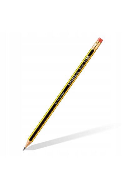 Staedtler Creion HB cu radieră hexagonal Noris mediu x 12 BUCĂȚI
