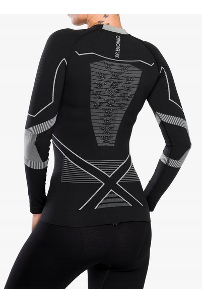 NO BRAND X-Bionic Energy Accumulator Light LS bluză termică de damă - negru XS