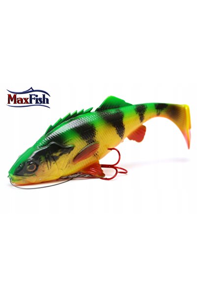 NO BRAND GUMA SAVAGE GEAR 4D PERCH SHAD - FIRETIGER-23,0 cm