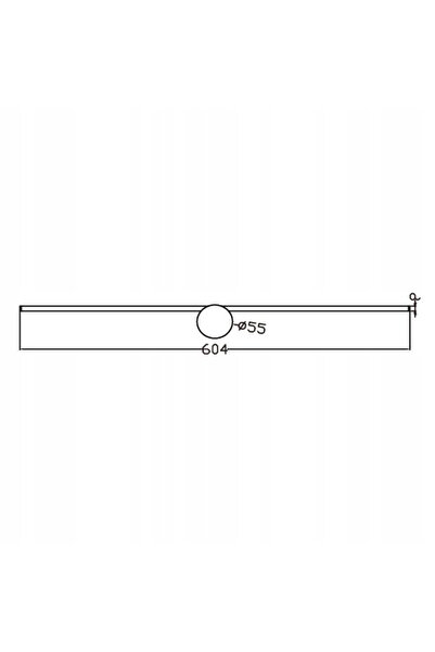 NO BRAND APLIC DE PERETE MODERN SLIM 60 CM ALB LED 8 W, LUMINĂ CALDĂ 3000 K, ...
