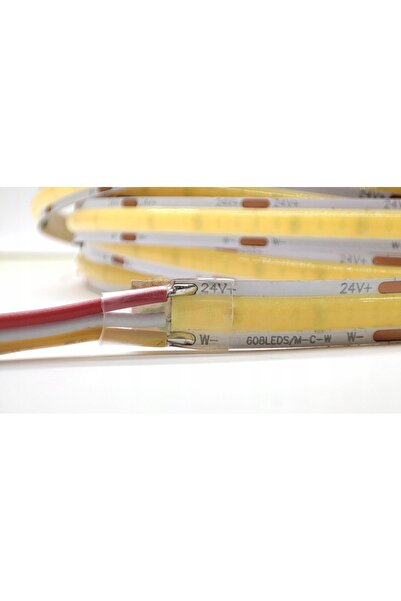 NO BRAND Bandă LED 5m COB CCT 11W/m 608D MOCNA DC 24V 3 în 1