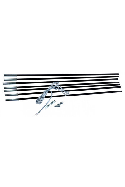 NO BRAND Bețe de cort Rockland de 8,5 mm - aluminiu