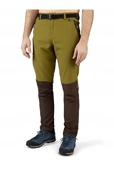 Viking Pantaloni de drumeție Sequoia Bamboo - verde măsliniu/maro M
