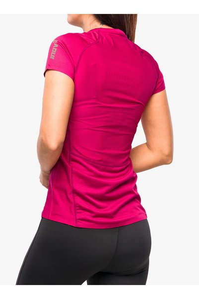 Inov-8 Tricou de alergare pentru femei Base Elite S/S 3.0 - roz 32 (XXS)