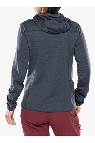 NO BRAND (Rab Ascendor Hoody) Hanorac cu fermoar pentru femei Steel 12 (M) - ...