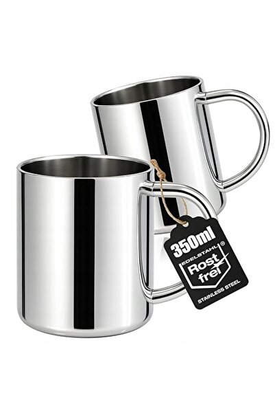 NO BRAND 2X CĂNI TERMICE 350 ML DIN OȚEL INOXIDABIL CU PERETE DUBLU FĂRĂ BPA