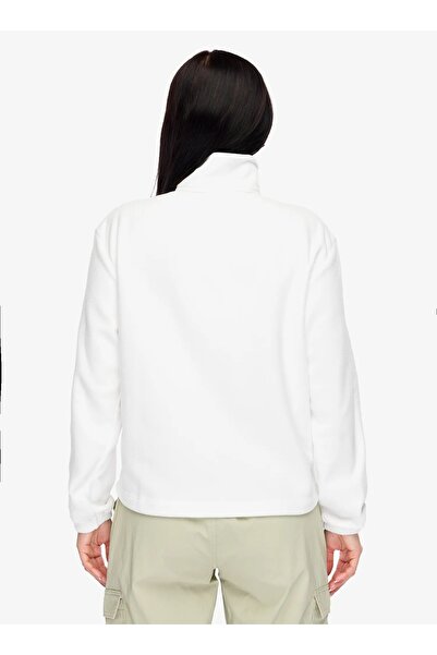 Patagonia Micro D 1/2 Zip Fleece P/O bluză polară de damă - alb mesteacăn L