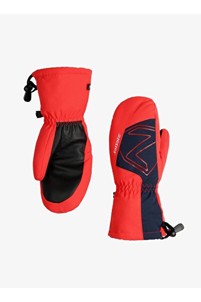 NO BRAND Mănuși pentru copii Ziener Lavalino AS AW Mitten Junior - roșu aprins 5