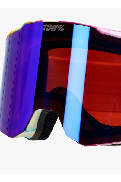 NO BRAND Ochelari de schi 100% Snowcraft S Hiper - lentilă argintie oglindă