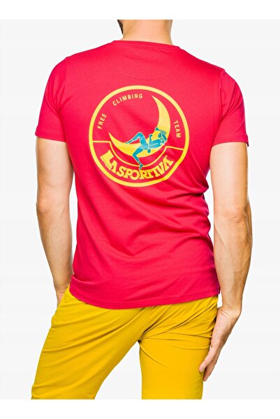La Sportiva Tricou Alpinism pe Lună - Fucsia