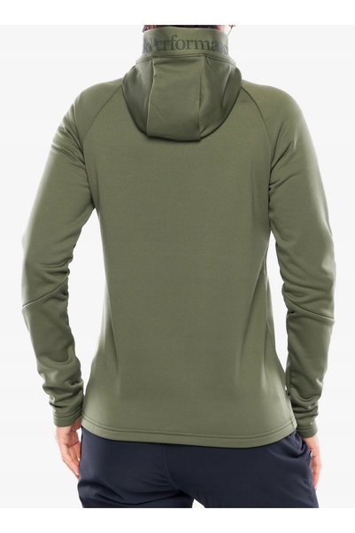 Peak Performance Hanorac de damă cu fermoar Rider Essentials - verde pin M