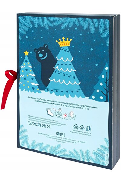 NO BRAND CALENDAR DE ADVENT PENTRU BĂRBAȚI 12 PERECHI DE ȘOSEPE 41-46 CADOU I...