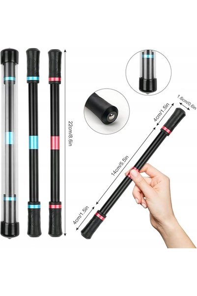 NO BRAND Stilou de spinning cu pene Trikov, pentru antrenament de flexibilita...