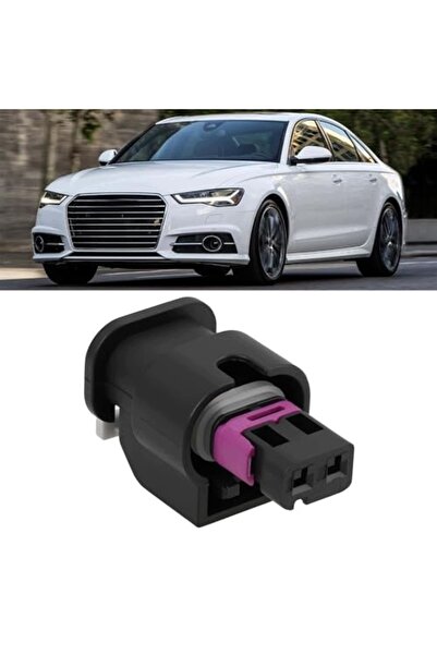 NO BRAND Mufă auto cu 2 pini, conector pentru Audi VW, înlocuitor OEM, 2 bucă...