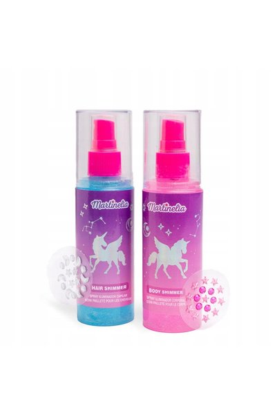 Martinelia Set de iluminatoare pentru corp și păr pentru copii 2x 100 ml