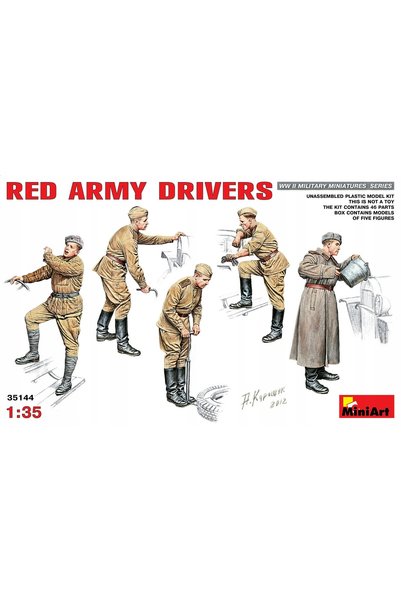 NO BRAND MiniArt 35144 Figurine șoferi din Armata Roșie din Al Doilea Război ...