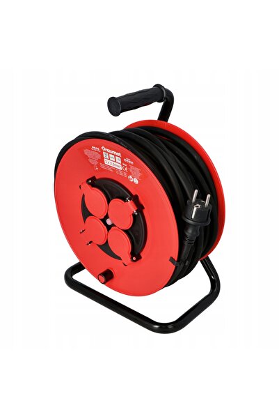 NO BRAND Cablu prelungitor DRAUMET 30m 3x2,5mm 4 prize 230V 16A