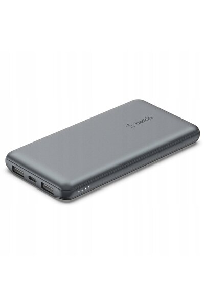 Belkin BoostCharge 10.000mAh 2x USB-A 1x USB-C Încărcare rapidă 15W Gri