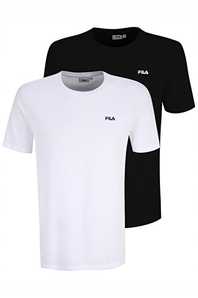 FILA Tricou bărbătesc Brod, pachet de 2, alb, negru R. S.