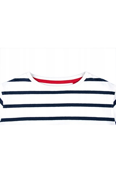 NO BRAND Bluză de damă în dungi, stil marinar, cu mânecă 3/4, Captain Mike XL