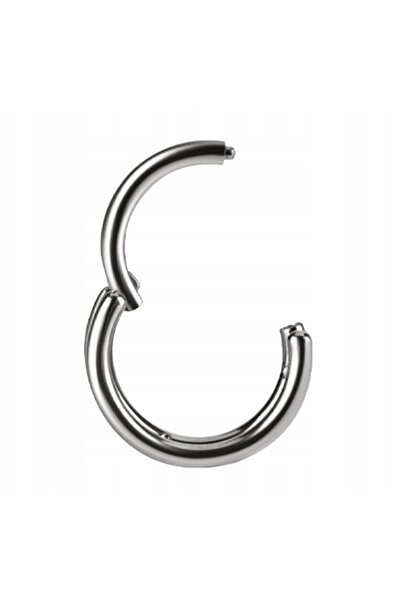 NO BRAND Inel decorativ din titan CLICKER - PIERCING - 1,2/8