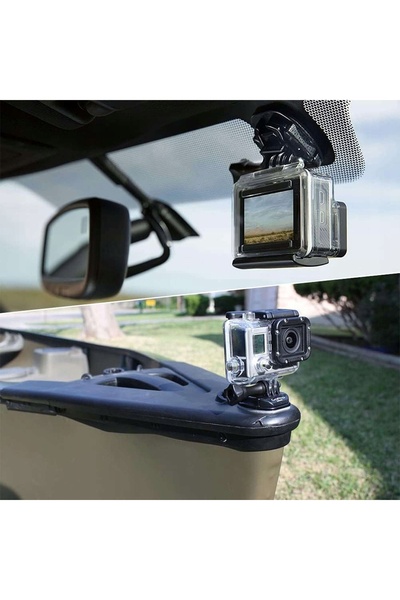 NO BRAND Kit de bază de montare plată și curbată pentru camere de acțiune GoPro