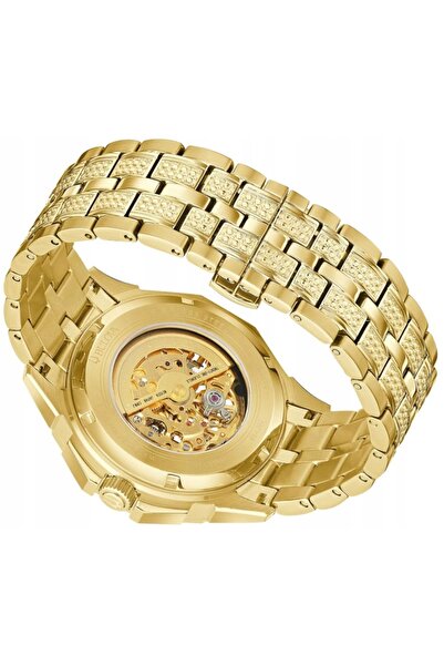 NO BRAND CEAS AUTOMAT DIN AUR BULOVA CRYSTAL OCTAVA 98A292 SKELETON 251 SWARO...