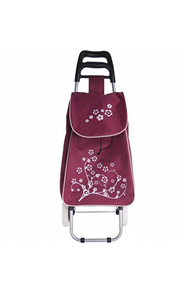 Orion Cărucior de cumpărături cu geantă pe roți, Bordo 30L 821365