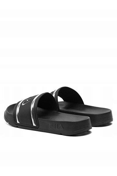 FILA Șlapi de damă Morro Bay Logo negru-gri Mărimea 39