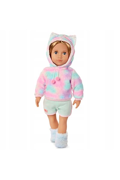 NO BRAND Our Generation: Păpușa MANDY 46cm – pijamale de fetiță