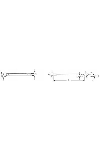 NO BRAND Cheie fixă lungă de 41mm, OPEN-BOX STAHLWILLE