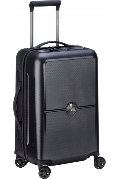 NO BRAND Troler mic de cabină Delsey Turenne 55 cm Negru