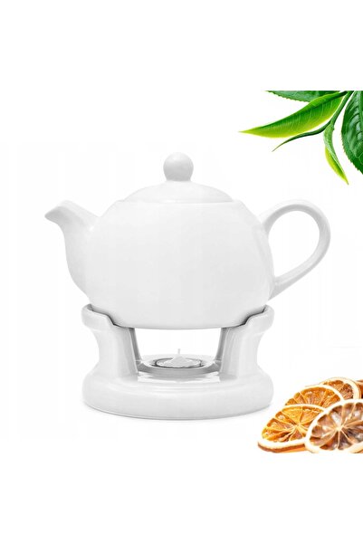 NO BRAND Ceainic alb de toamnă pentru aragaz, cadou, 900ml