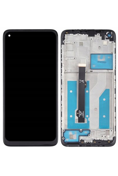 NO BRAND Ecran LCD original pentru Motorola G8 XT2045-1 XT2045-2, ramă neagră