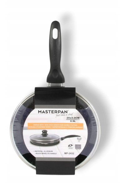 Masterpan Capac de granit pentru tigaie 20cm, tip fagure, pentru inducție și ...