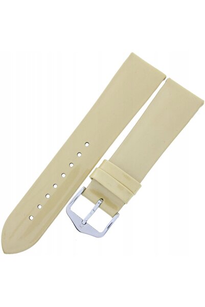 NO BRAND HIRSCH Diva M - BEIGE - 20mm - Curea de ceas din piele