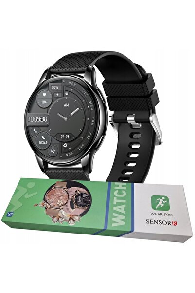 SENSORR SMARTWATCH NEGRU PENTRU FEMEI APELURI Tensiune arterială Monitor ritm...