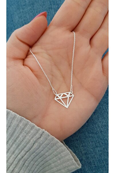 NO BRAND Setul de argint DIAMENT cu diamant, argint 925, cutie