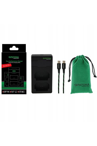 Patona Încărcător dublu PREMIUM cu PD Fuji NP-W235 cu USB-C X-T4 X-T5 X-H2S