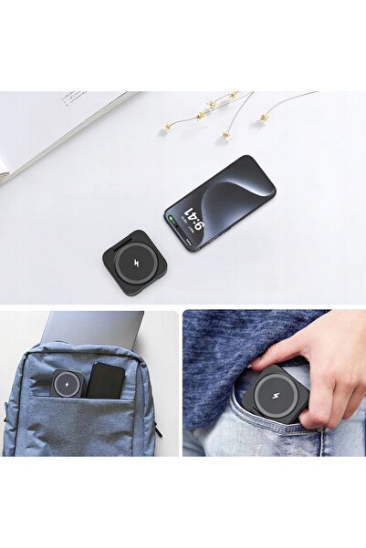 NO BRAND ÎNCĂRCĂTOR INDUCTIV 3 ÎN 1 PLIABIL MAGSAFE APPLE IPHONE WATCH AIRPOD...