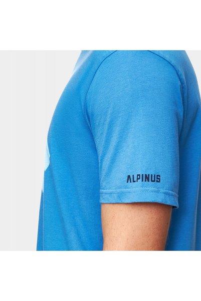 Alpinus Tricou bărbătesc din bumbac MERSMEL albastru M
