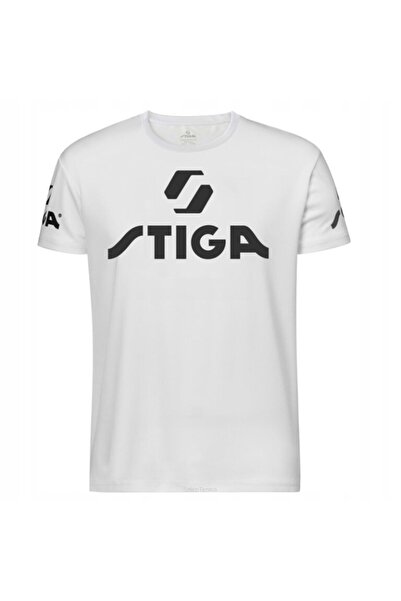 STIGA Tricou sportiv alb, mărimea M