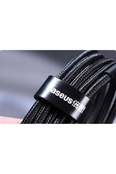 NO BRAND 2x Cablu USB-C la USB-C Cafule 100W 1m - roșu/negru și negru/alb