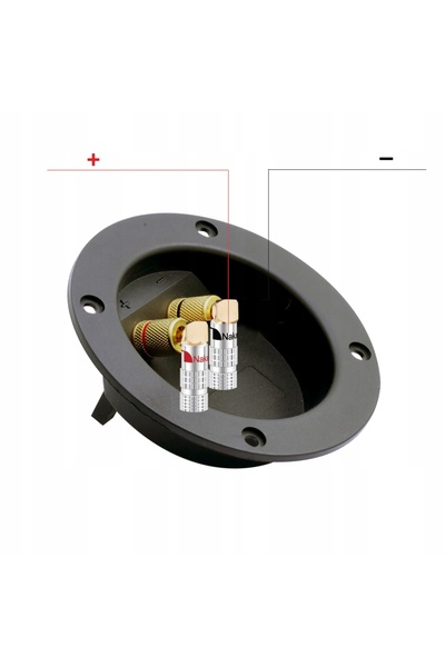 NO BRAND CABLU DE DIFUZOARE NAKAMICHI 2x4 mm², conectori tip furcă BFA, 2 m